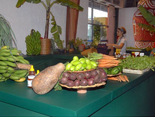 Estande da Associação de Produtores Orgânicos do Vale no Degusta Rio 2009 